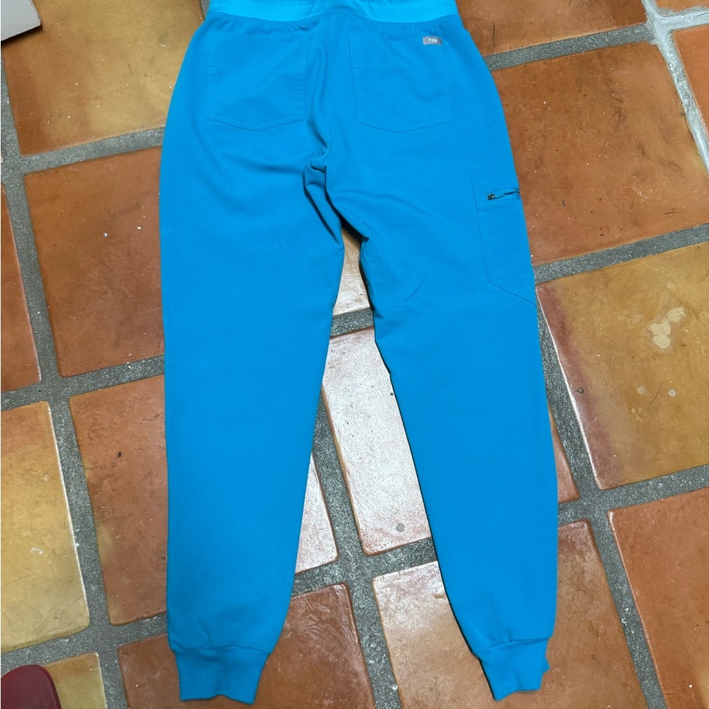 Figs Womens Joggers XXSP. Technical Collection Teal - Picture 4 of 5